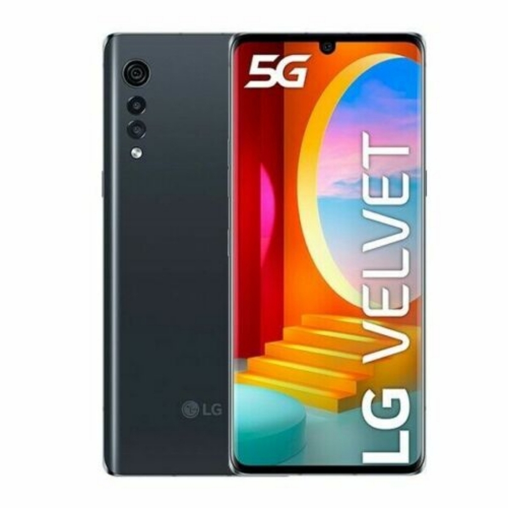 LG Velvet with case